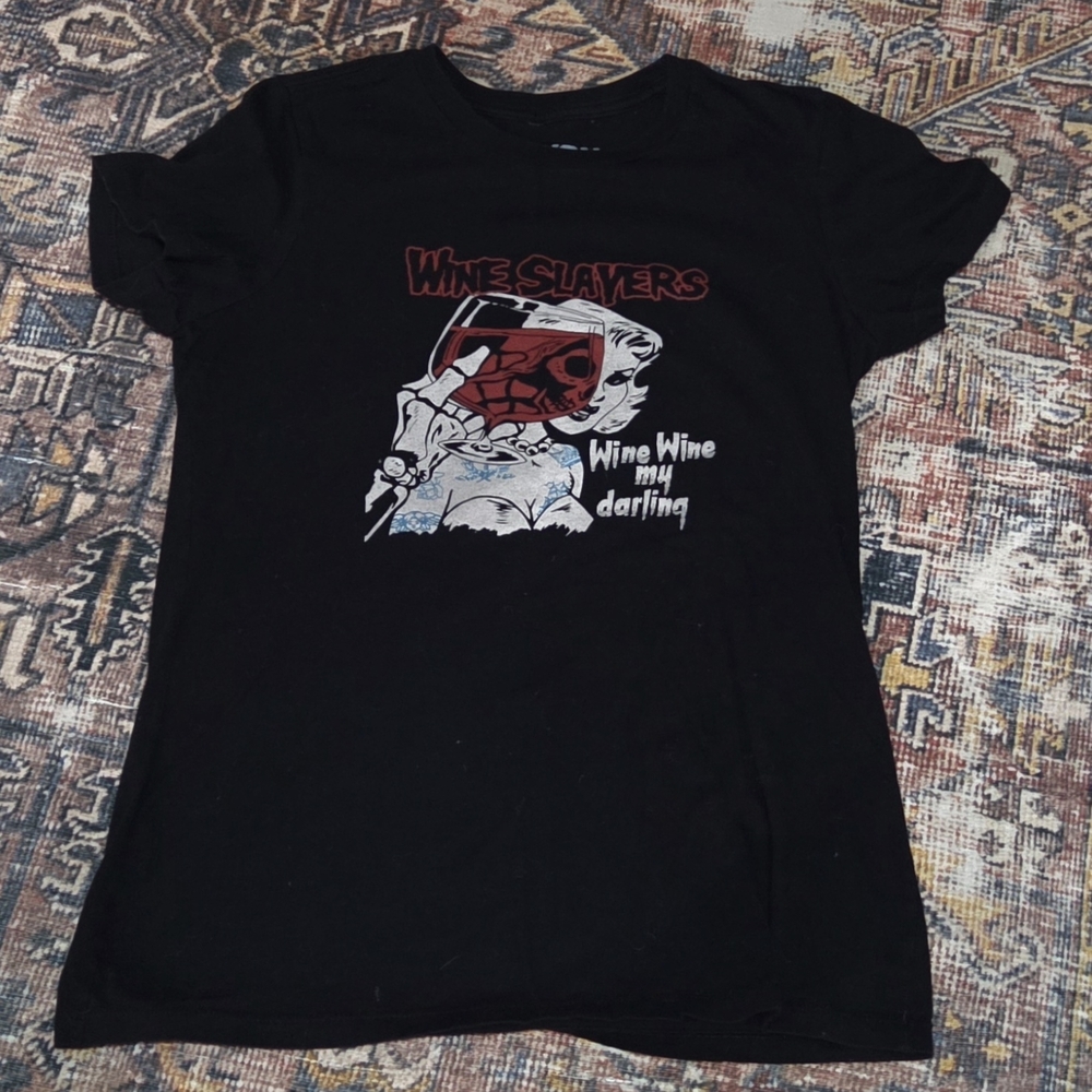 DIXXON Black Wine Slayers Graphic Tee